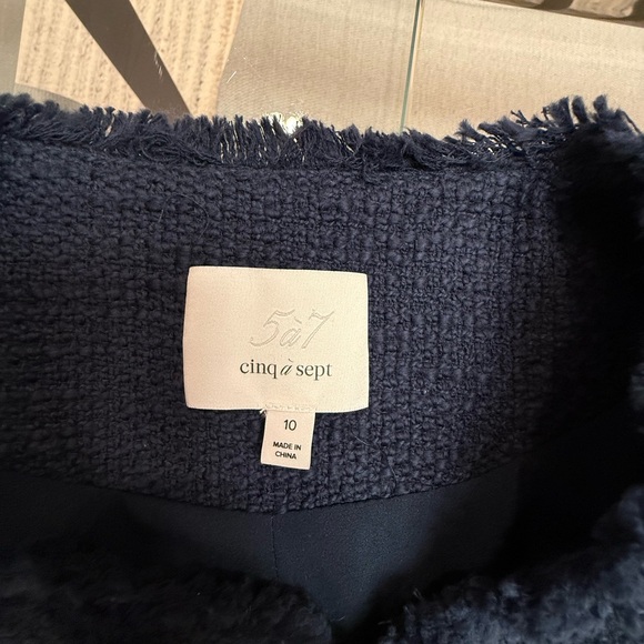 Cinq a Sept Christie Jacket, blue. - Picture 10 of 12